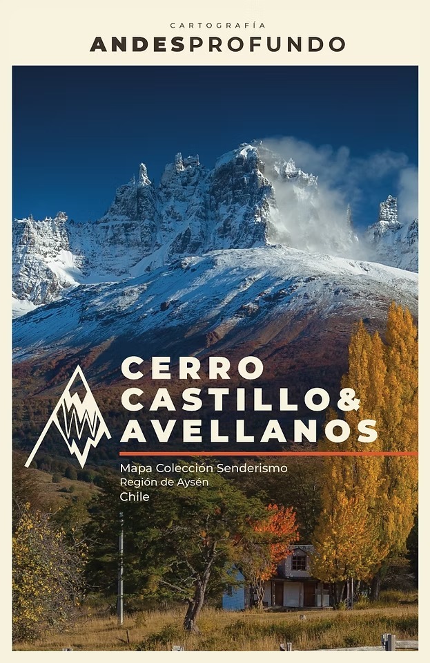 Mapa Cerro Castillo y Cordillera de Avellano