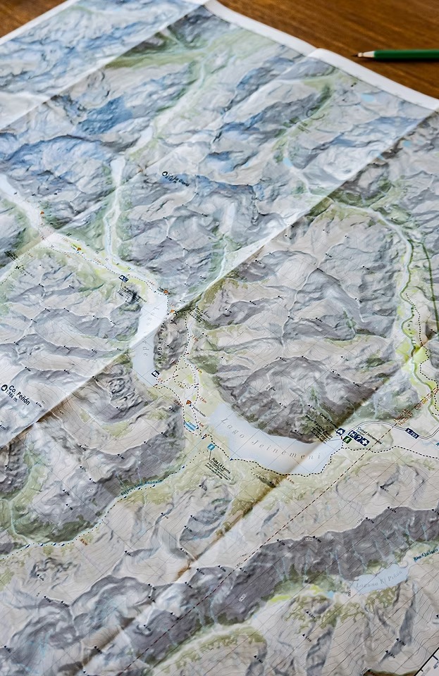 Alternative view of Mapa Parque Nacional Patagonia