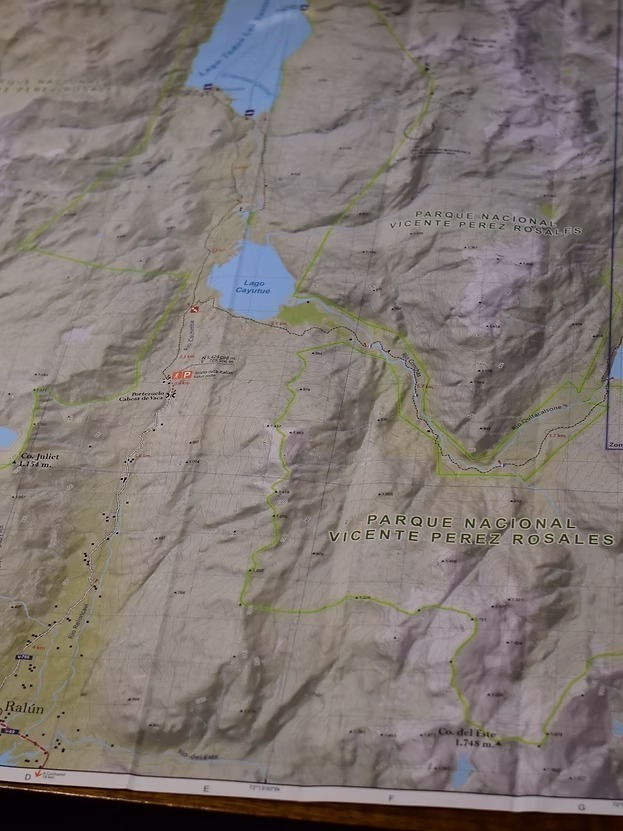 Alternative view of Mapa Ruta de los Jesuitas - Paso Vuriloche