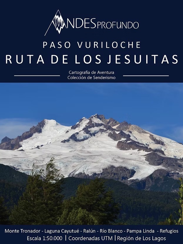 Mapa Ruta de los Jesuitas - Paso Vuriloche