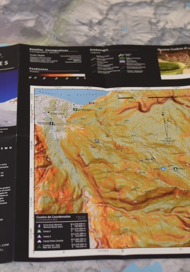 Mapa Volcán Yates - Imagen 3