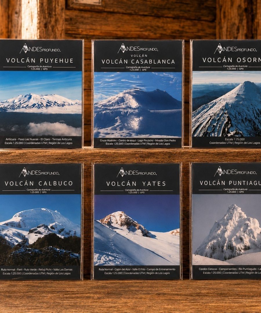 Pack 3 mapas: Volcanes del Sur