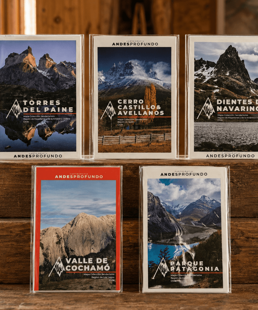 Pack 5 mapas: Trekking Patagonia