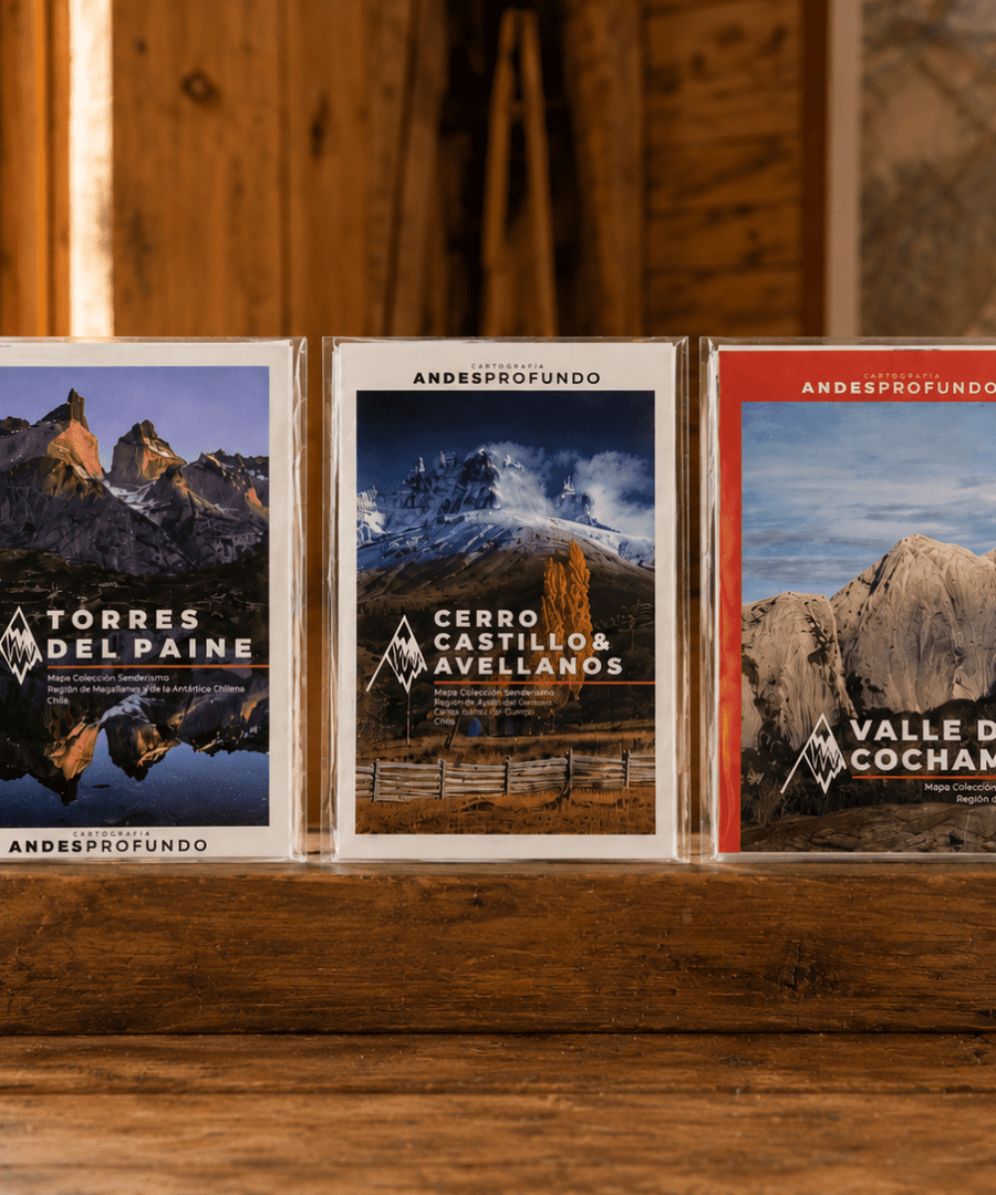 Pack 3 mapas: Trekking Patagonia