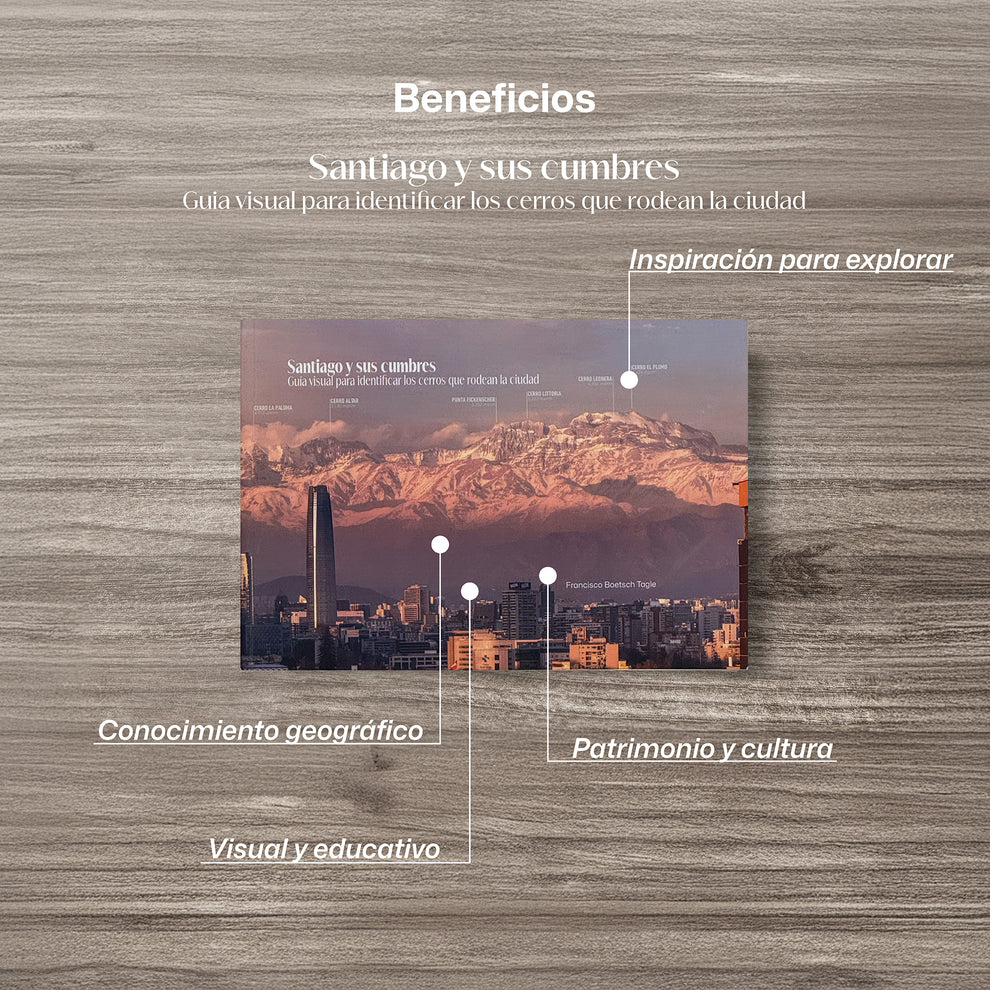 Santiago y sus cumbres. Guía visual para identificar los cerros que rodean la ciudad - Francisco Boetsch - Imagen 4