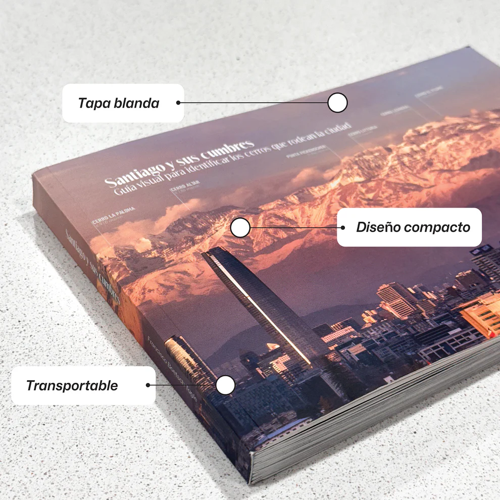 Santiago y sus cumbres. Guía visual para identificar los cerros que rodean la ciudad - Francisco Boetsch - Imagen 2