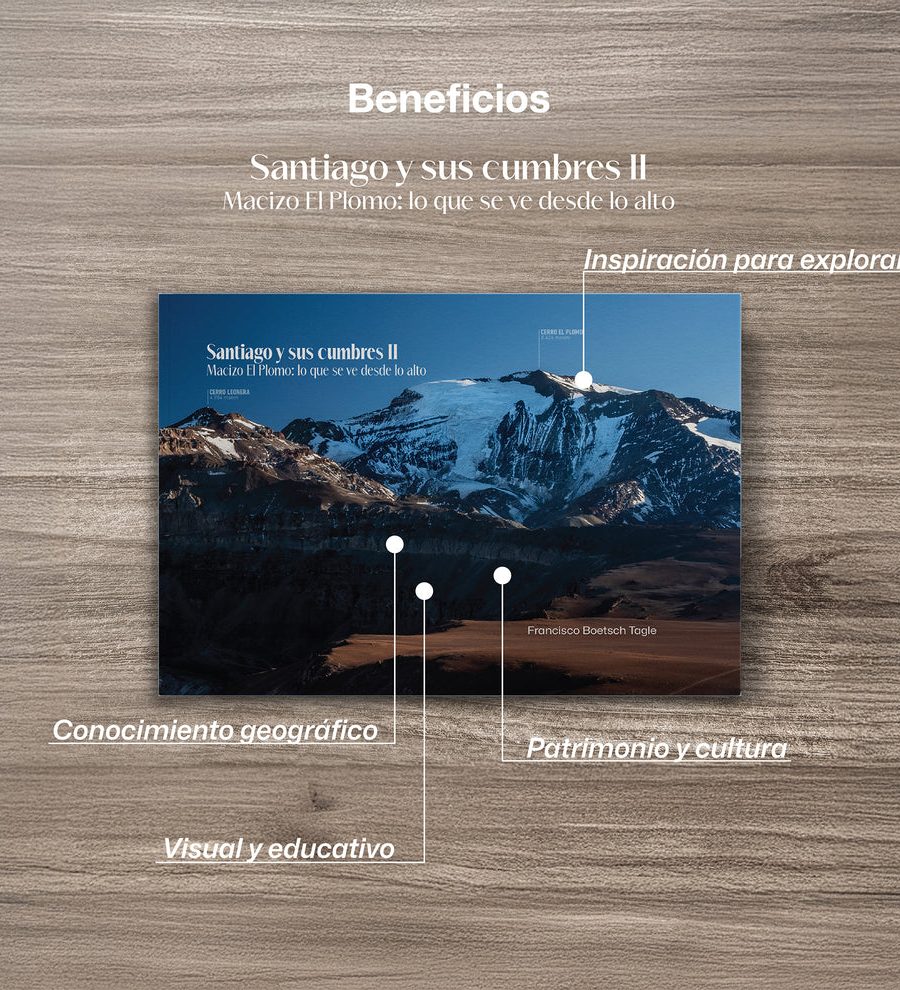 Santiago y sus cumbres II. Macizo El Plomo: lo que se ve desde lo alto - Francisco Boetsch - Imagen 3