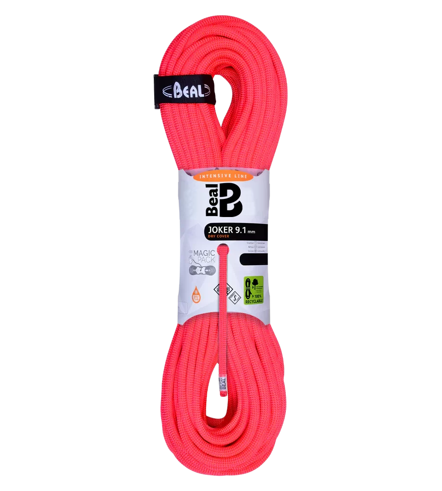 Cuerda Dinámica Beal JOKER 9.1mm - Unicore - Dry Cover / 60 m