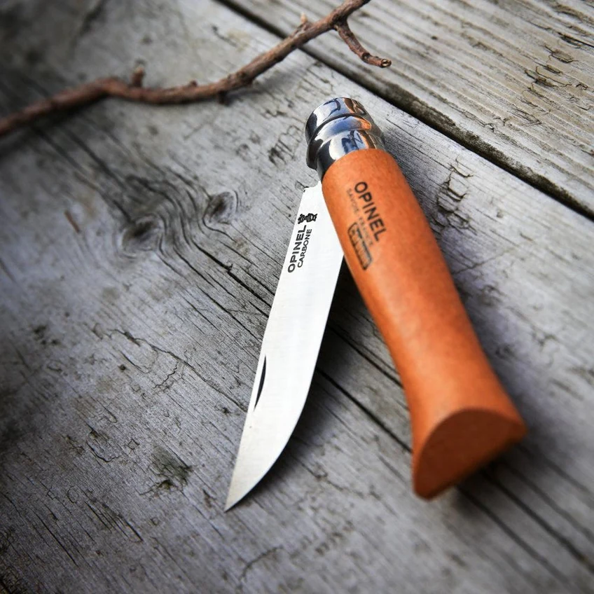Cuchillo Opinel N°8 - Acero carbono