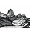 Ilustración Monte Fitz Roy. Serie «Retratos de montaña» - Magdalena Prado