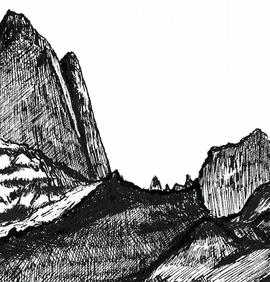 Ilustración Monte Fitz Roy. Serie «Retratos de montaña» - Magdalena Prado - Imagen 3