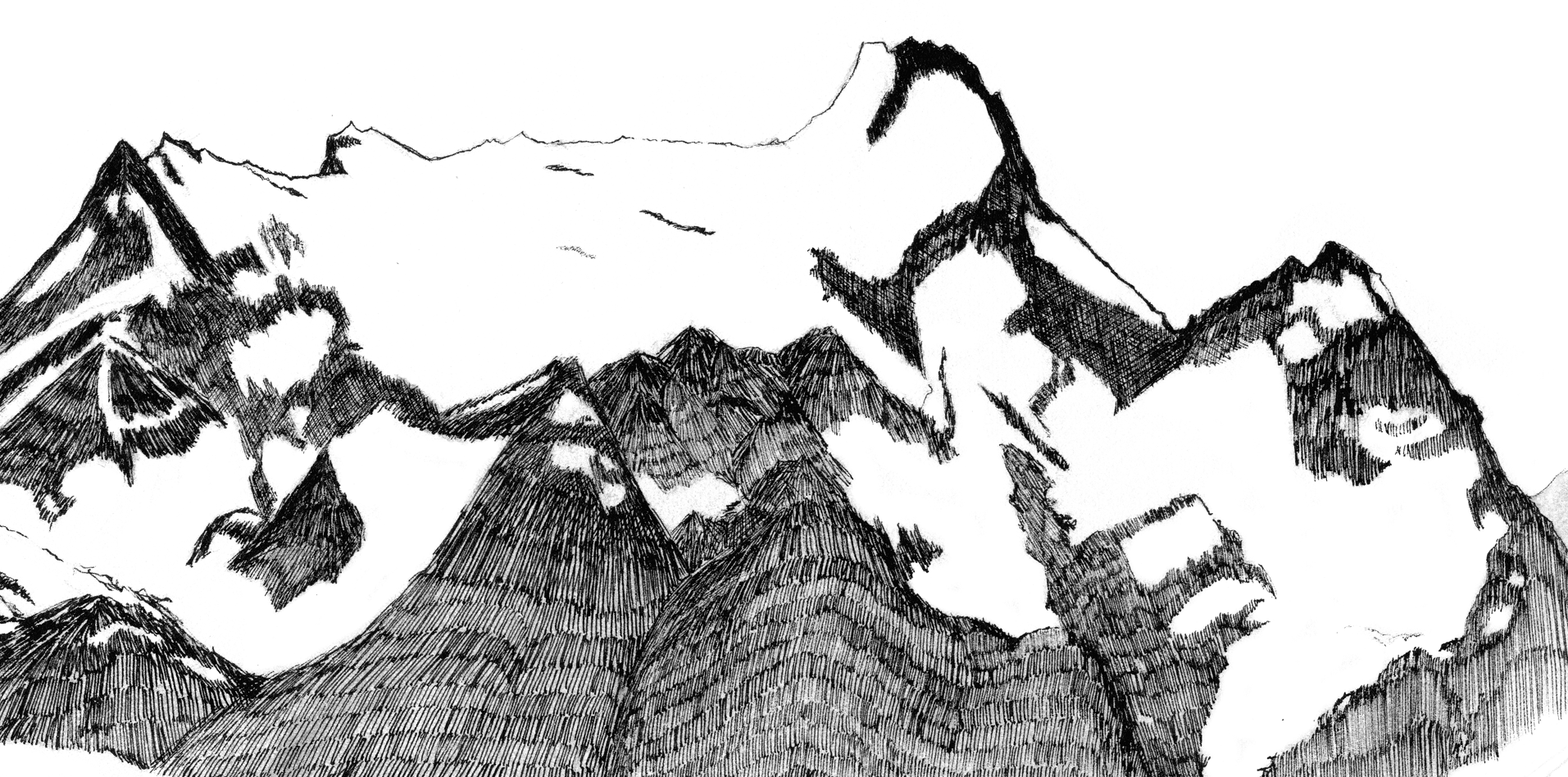 Ilustración Paine Grande. Serie «Retratos de montaña» - Magdalena Prado - Imagen 2