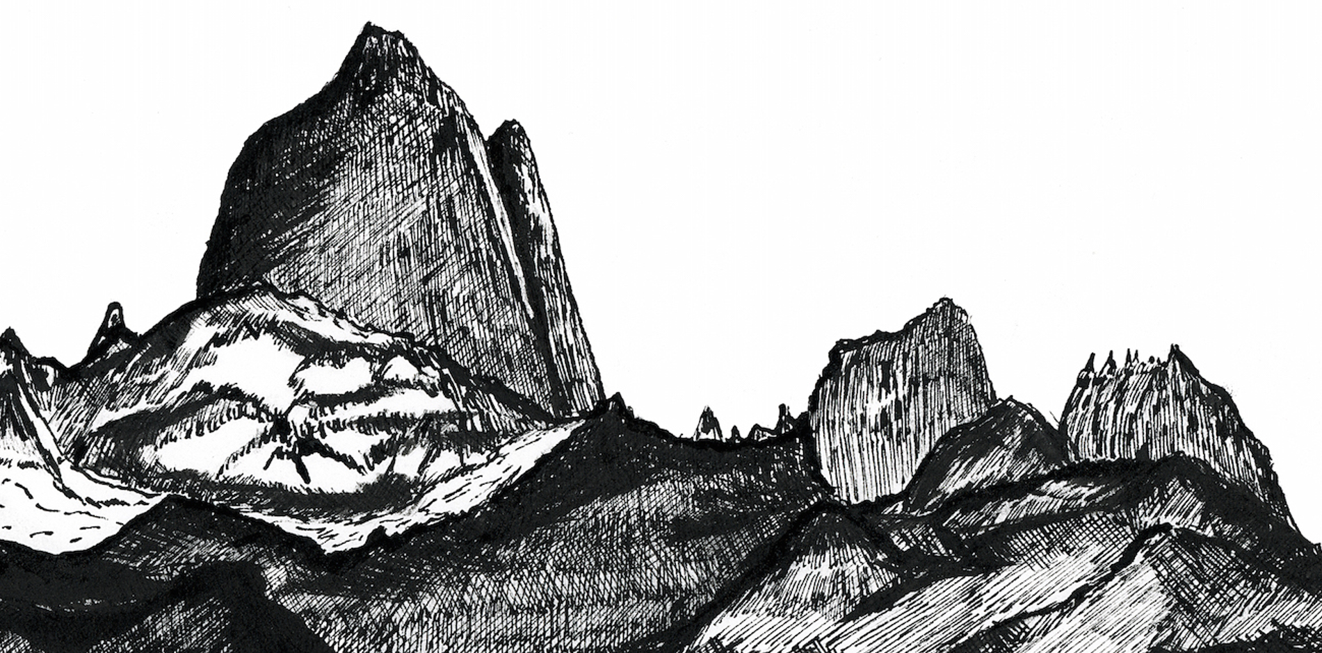Ilustración Monte Fitz Roy. Serie «Retratos de montaña» - Magdalena Prado - Imagen 3