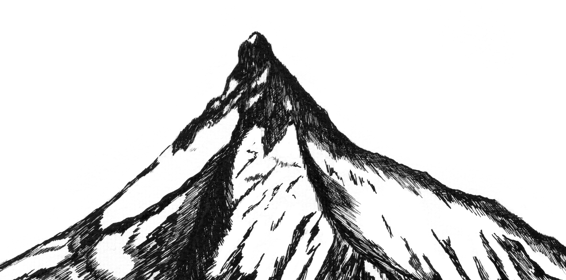 Ilustración Volcán Puntiagudo. Serie «Retratos de montaña» - Magdalena Prado - Imagen 2