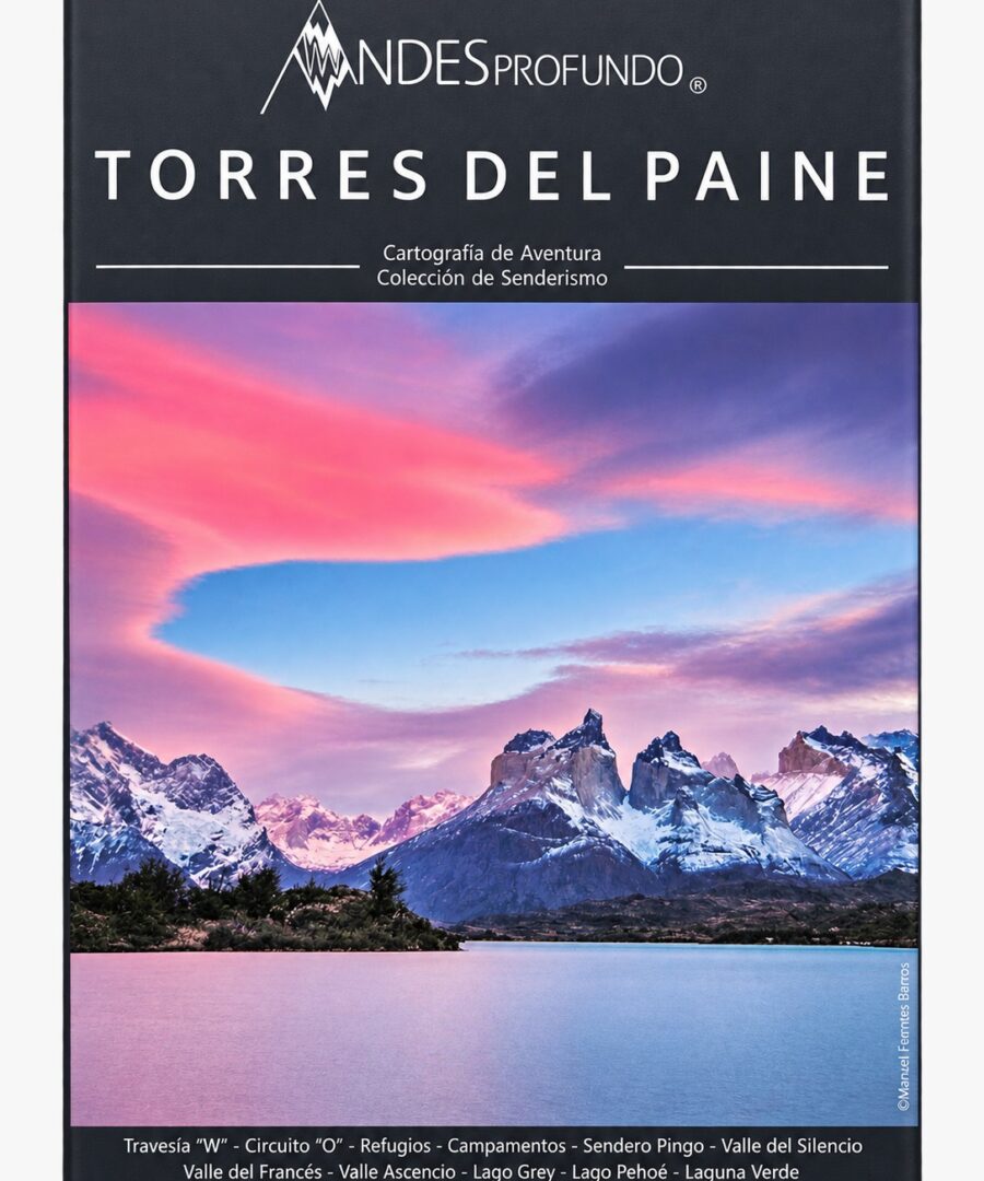 Mapa Torres del Paine (edición 2019)